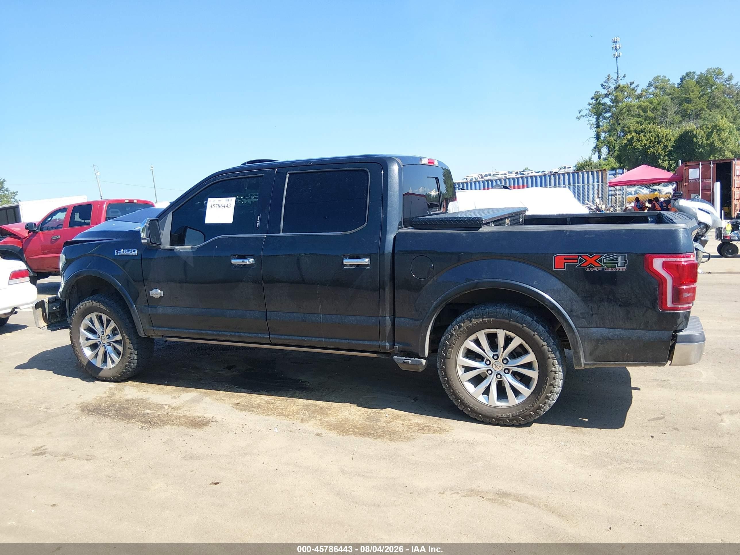 2015 Ford F-150 King Ranch Black vin: 1FTEW1EF7FFA32604