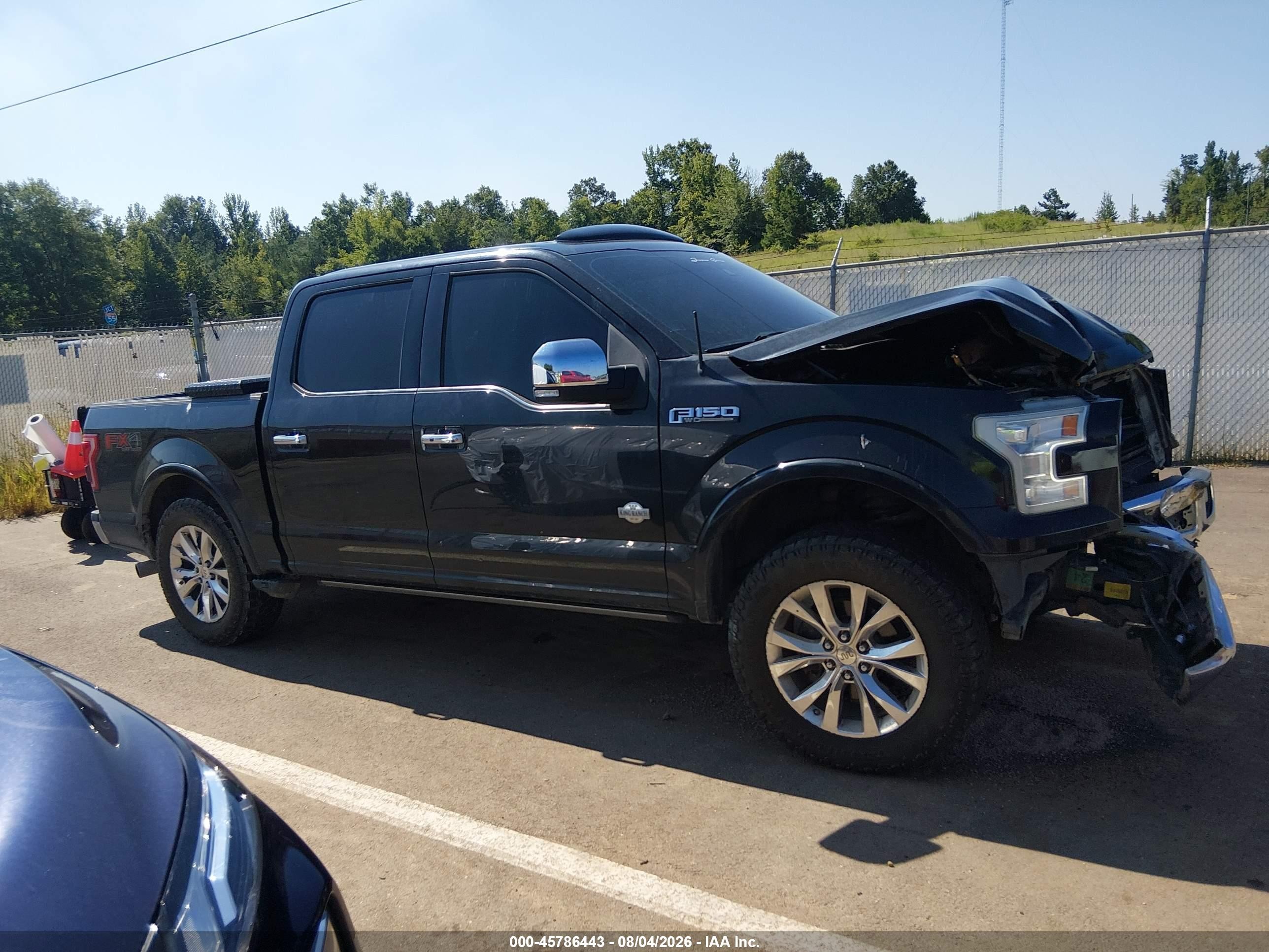 2015 Ford F-150 King Ranch Black vin: 1FTEW1EF7FFA32604