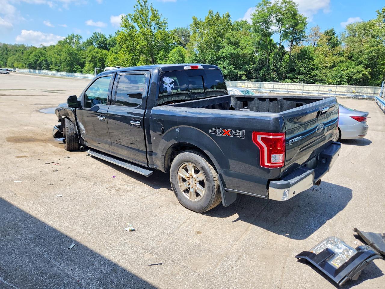 2015 Ford F150 Supercrew Black vin: 1FTEW1EF7FFA95086
