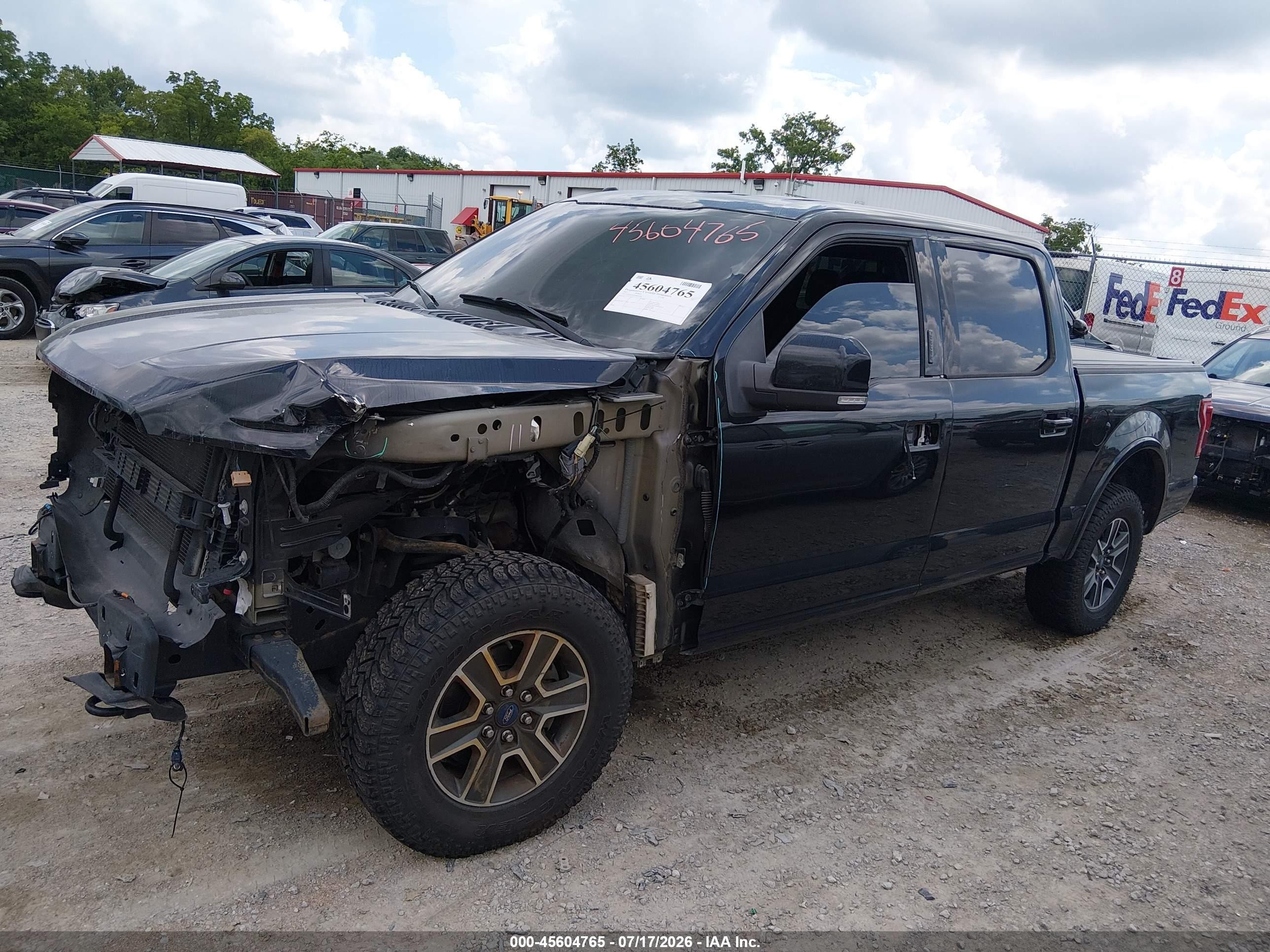 2015 Ford F-150 King Ranch/lariat/platinum/xl/xlt Black vin: 1FTEW1EF7FFB05924