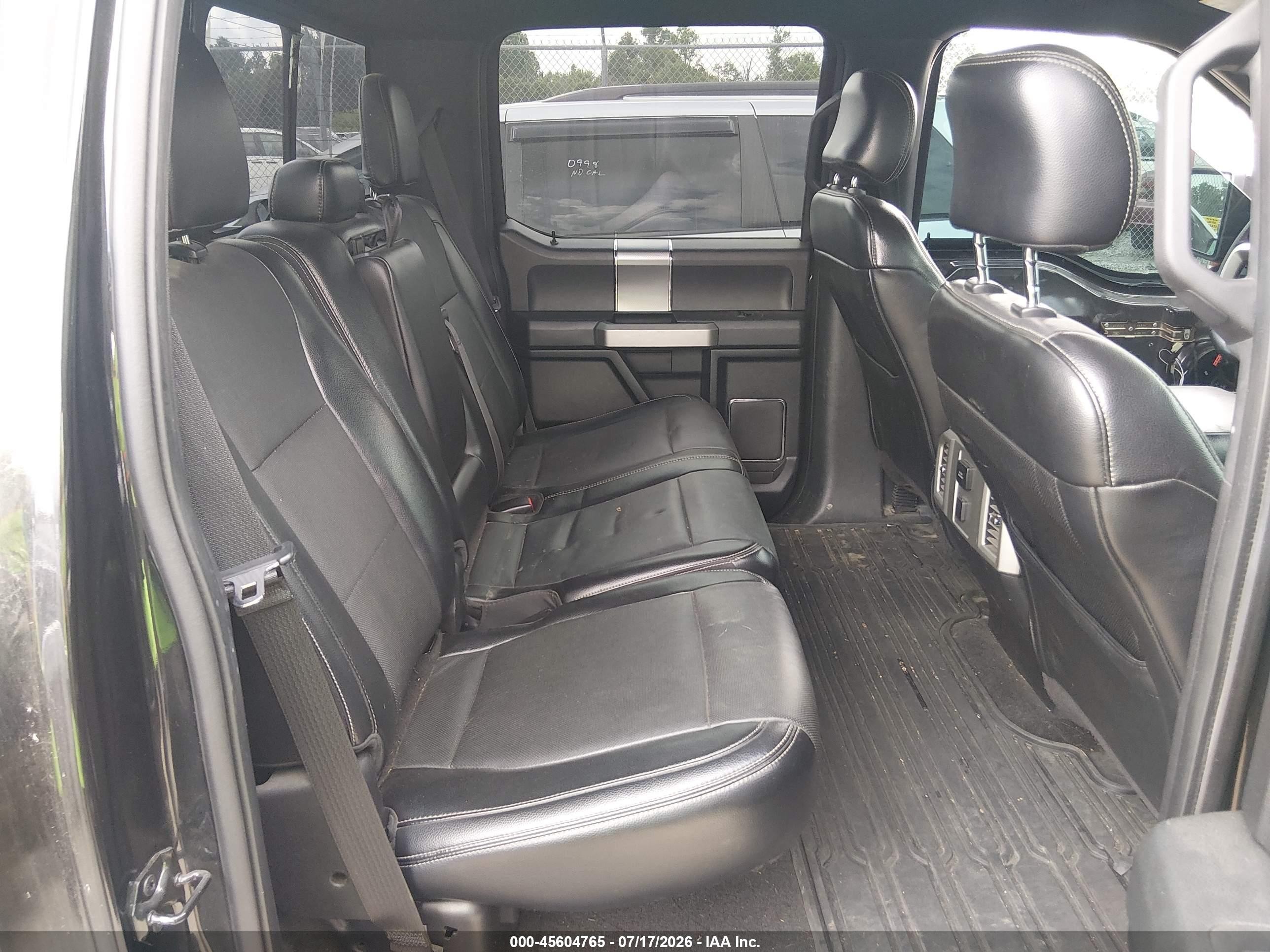 2015 Ford F-150 King Ranch/lariat/platinum/xl/xlt Black vin: 1FTEW1EF7FFB05924