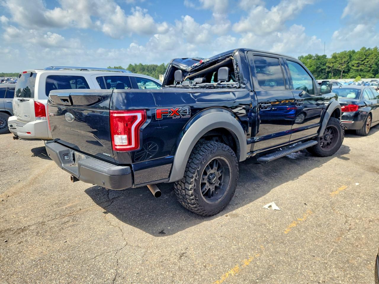2015 Ford F150 Supercrew Черный vin: 1FTEW1EF7FFB10427