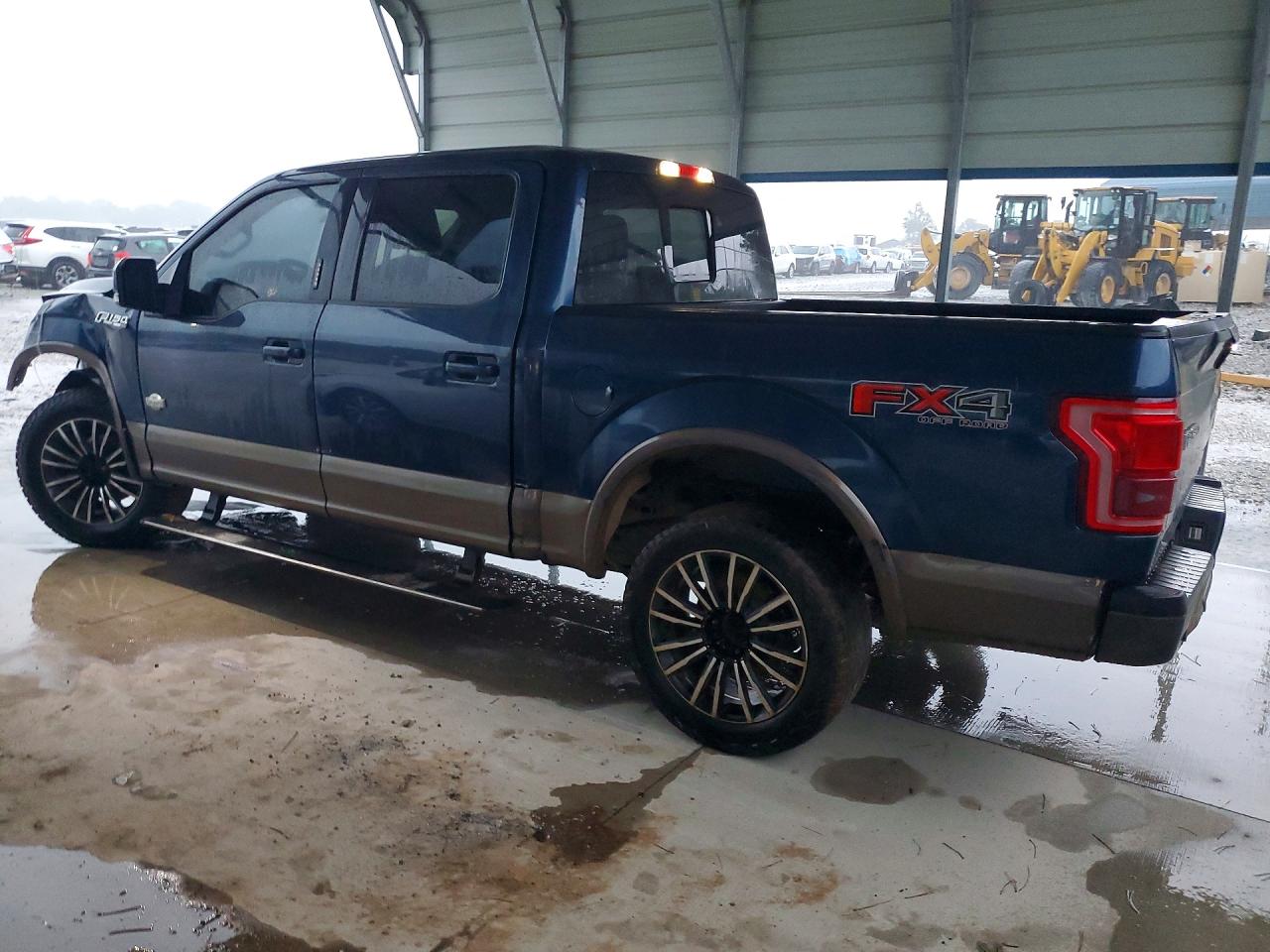 2015 Ford F150 Supercrew Blue vin: 1FTEW1EF7FFB47834