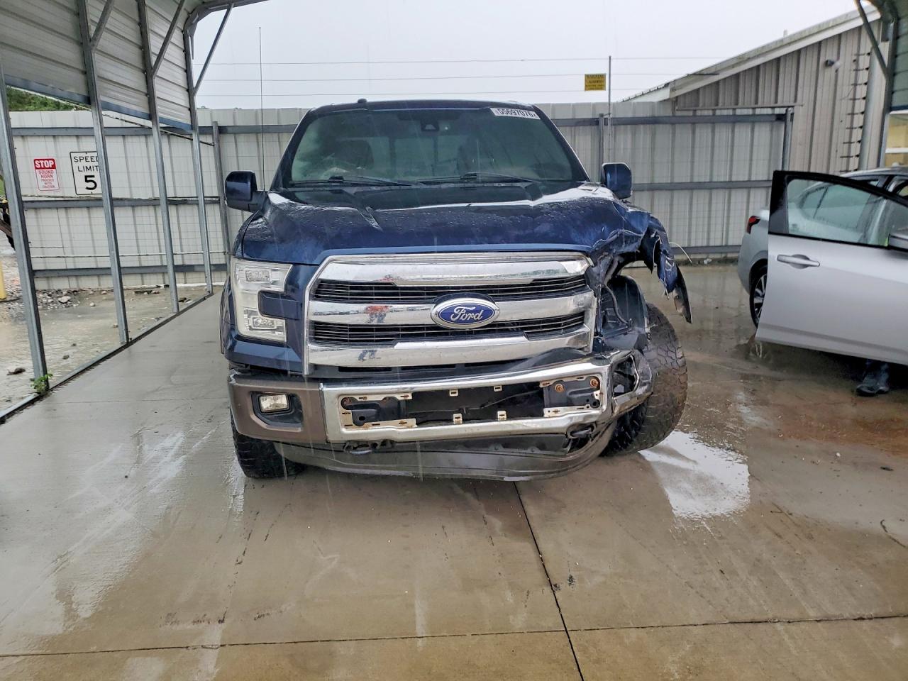 2015 Ford F150 Supercrew Blue vin: 1FTEW1EF7FFB47834