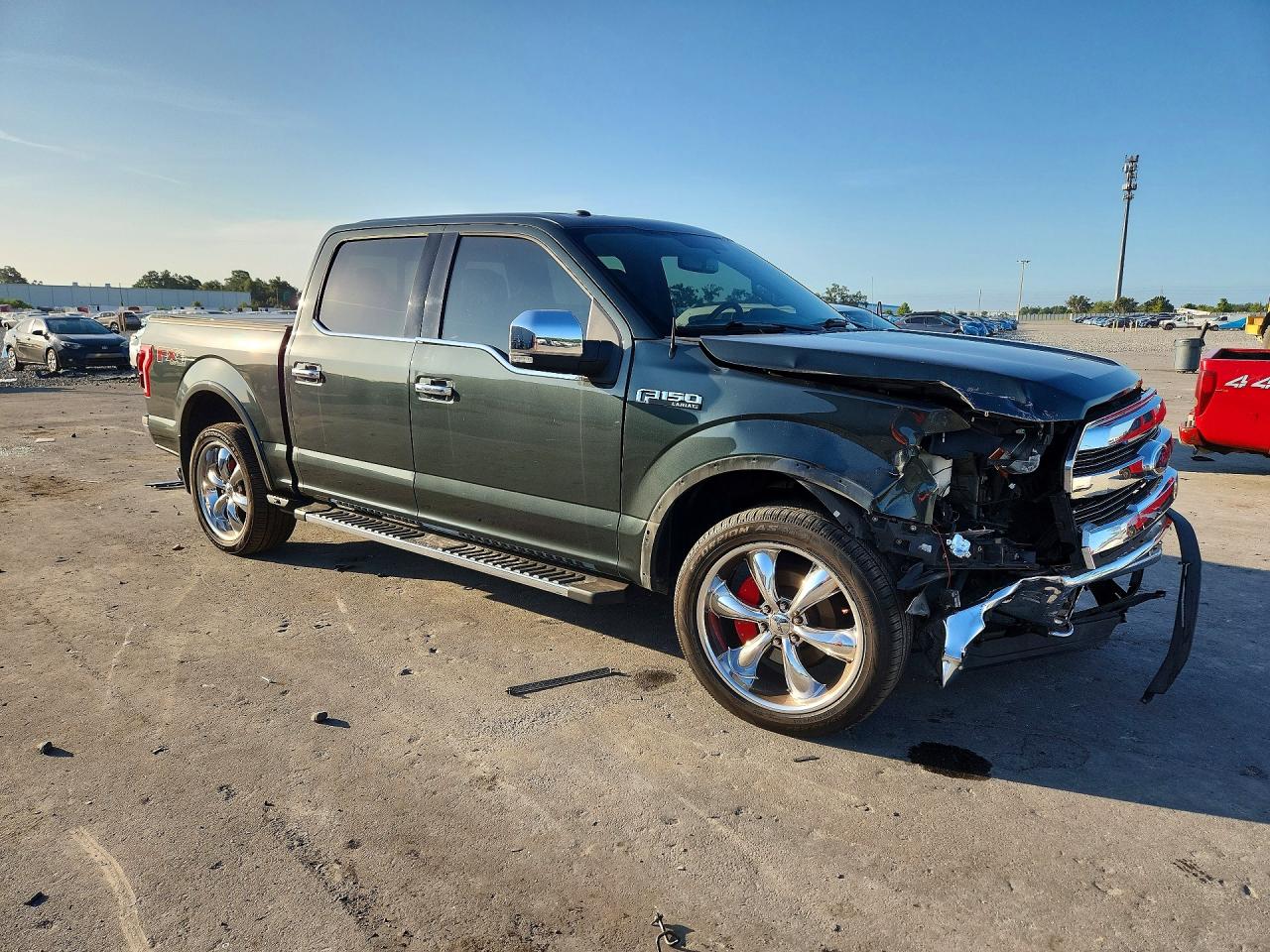 2015 Ford F150 Supercrew Gray vin: 1FTEW1EF7FFC47576