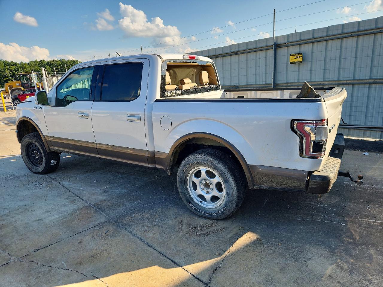 2015 Ford F150 Supercrew White vin: 1FTEW1EF7FKD03992