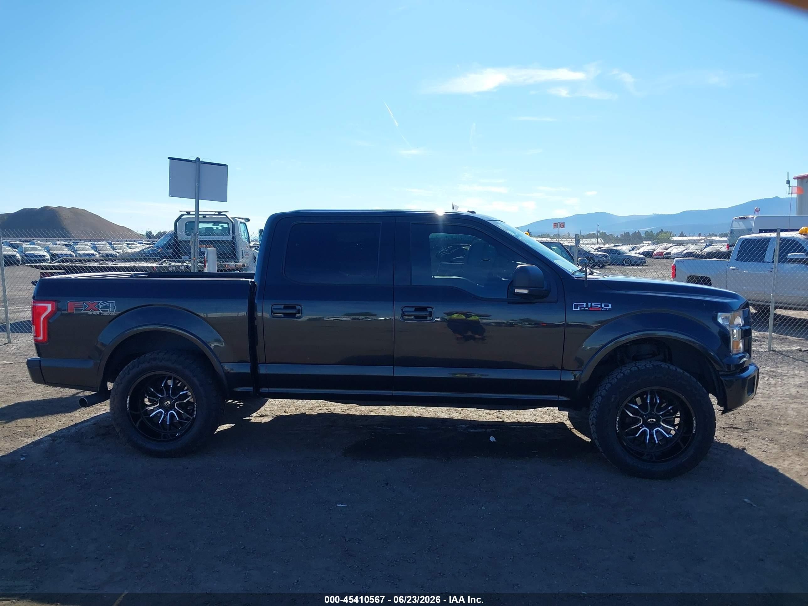 2015 Ford F-150 King Ranch/lariat/platinum/xl/xlt Black vin: 1FTEW1EF7FKE00383