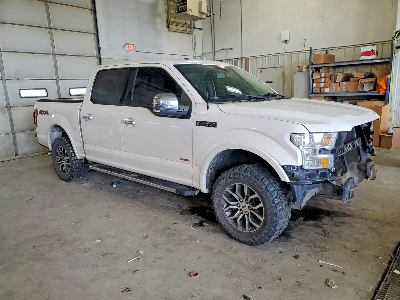 2015 Ford F150 Supercrew White vin: 1FTEW1EF7FKE15854