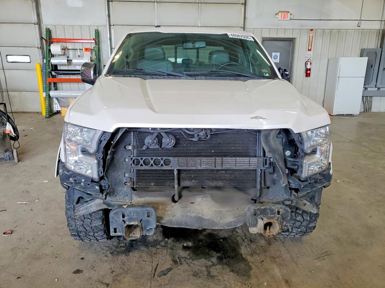 2015 Ford F150 Supercrew White vin: 1FTEW1EF7FKE15854