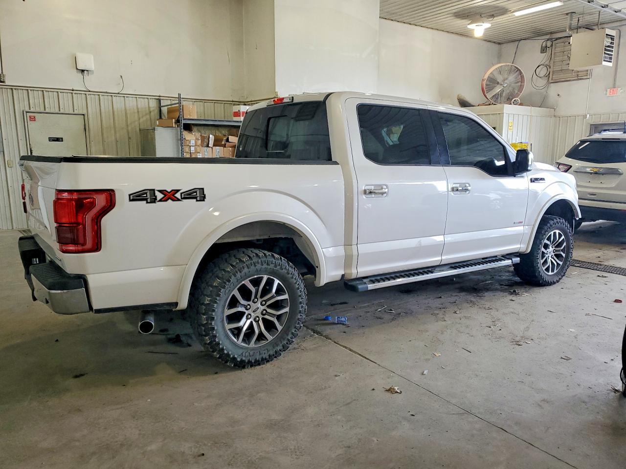 2015 Ford F150 Supercrew White vin: 1FTEW1EF7FKE15854