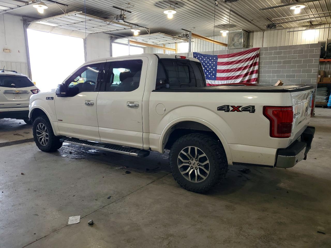 2015 Ford F150 Supercrew White vin: 1FTEW1EF7FKE15854