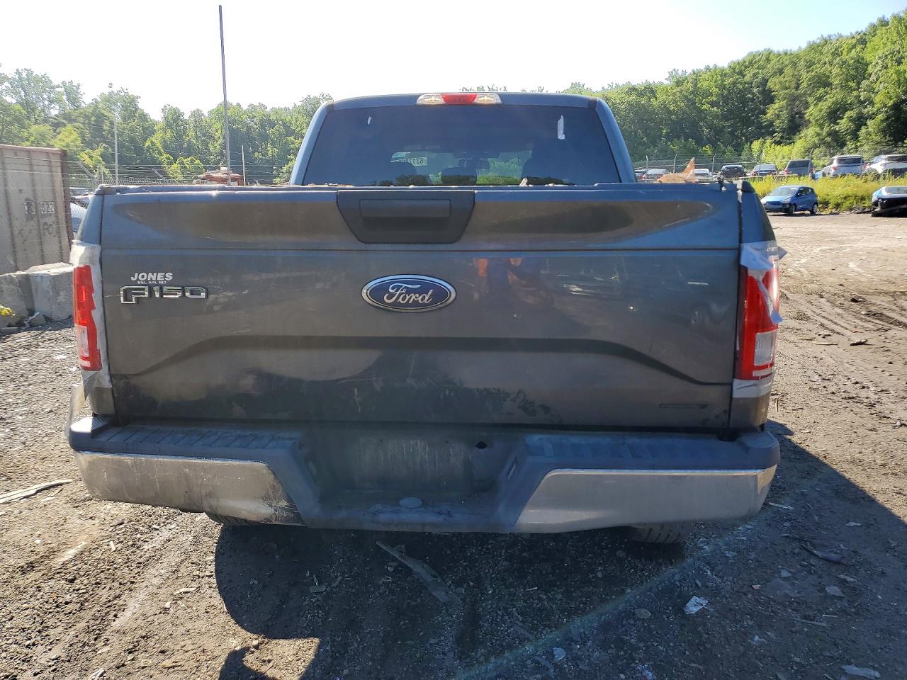 2015 Ford F150 Supercrew Gray vin: 1FTEW1EF8FFA40453