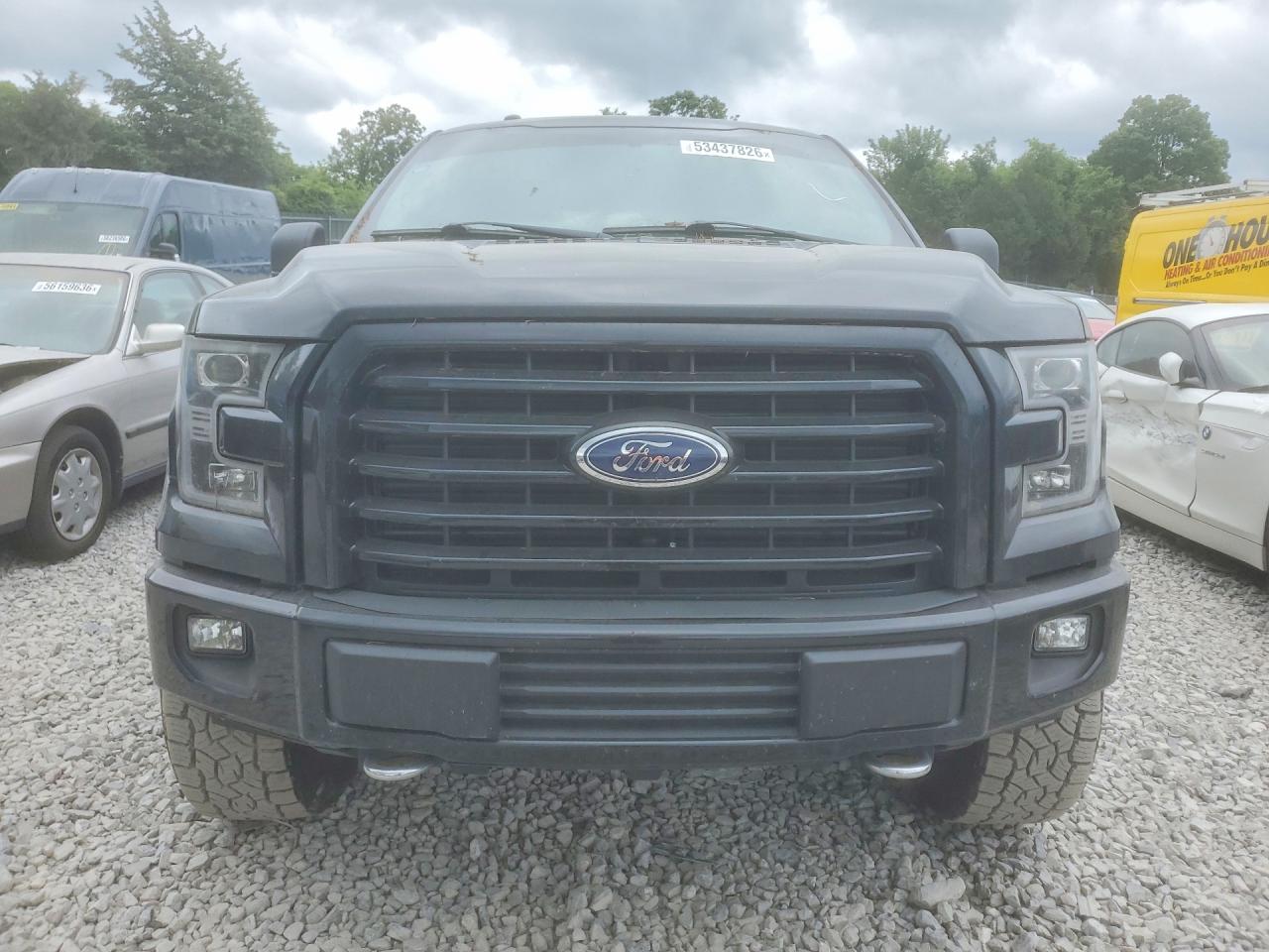 2015 Ford F150 Supercrew Черный vin: 1FTEW1EF8FFA48519