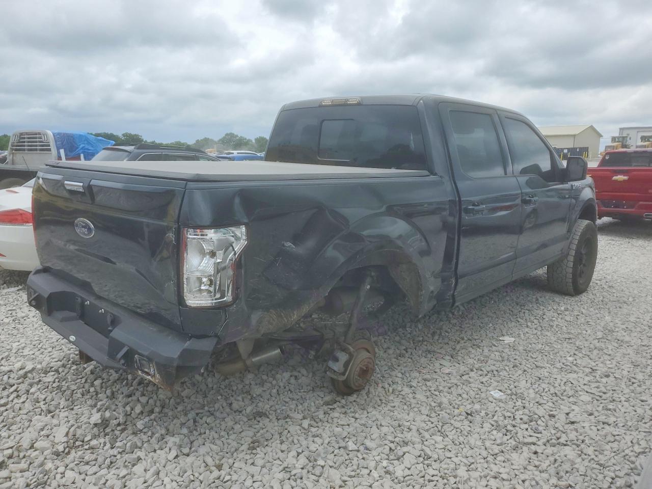 2015 Ford F150 Supercrew Черный vin: 1FTEW1EF8FFA48519