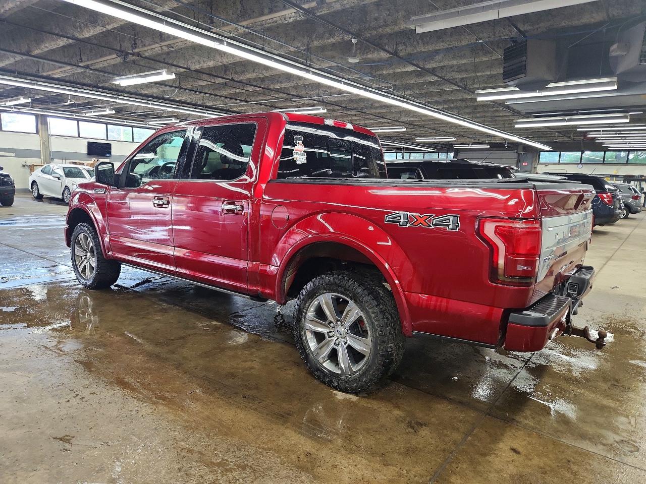 2015 Ford F150 Supercrew Red vin: 1FTEW1EF8FFB89882