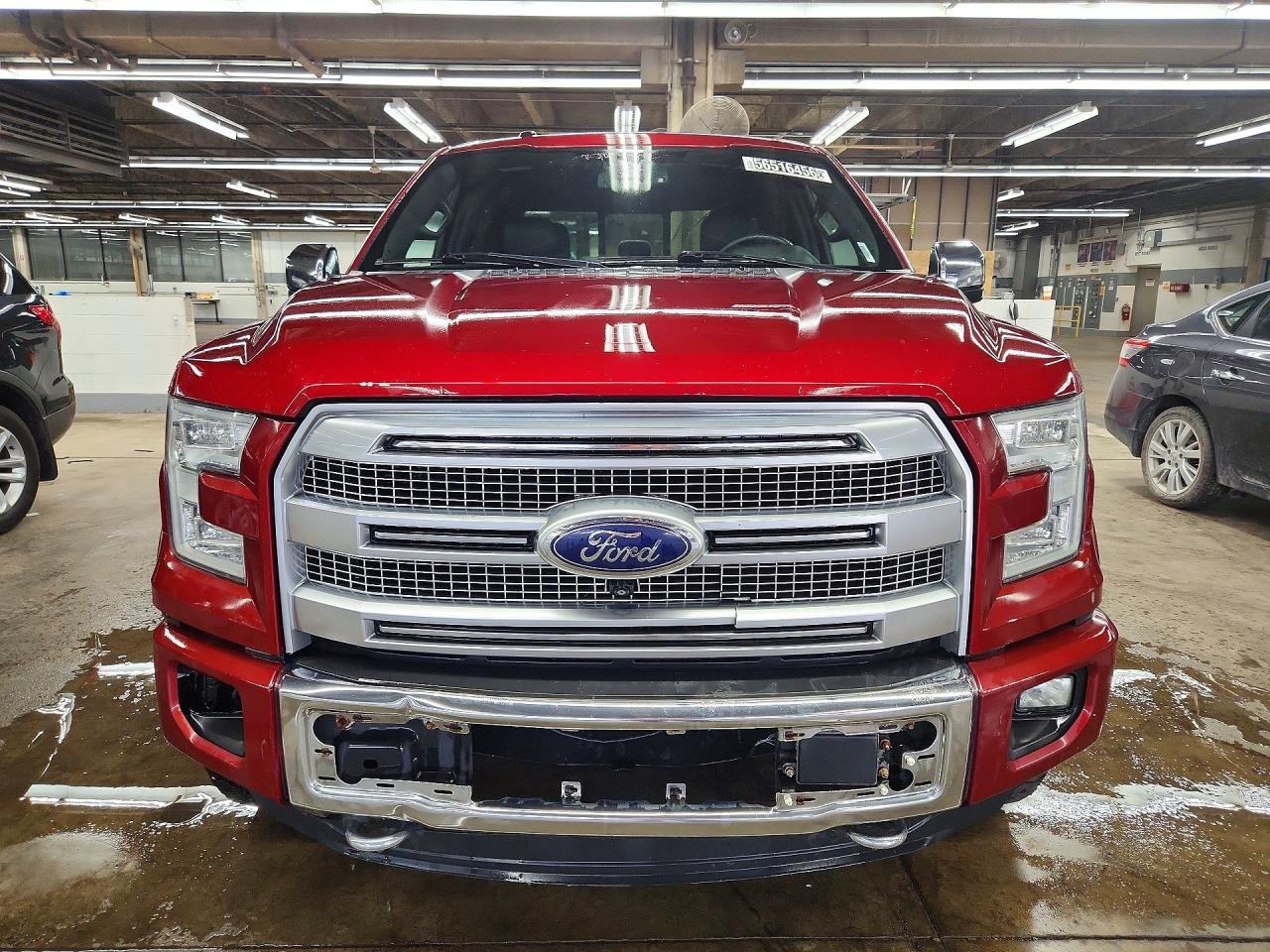 2015 Ford F150 Supercrew Red vin: 1FTEW1EF8FFB89882