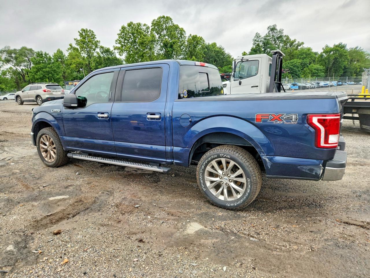 2015 Ford F150 Supercrew Blue vin: 1FTEW1EF8FKD14452