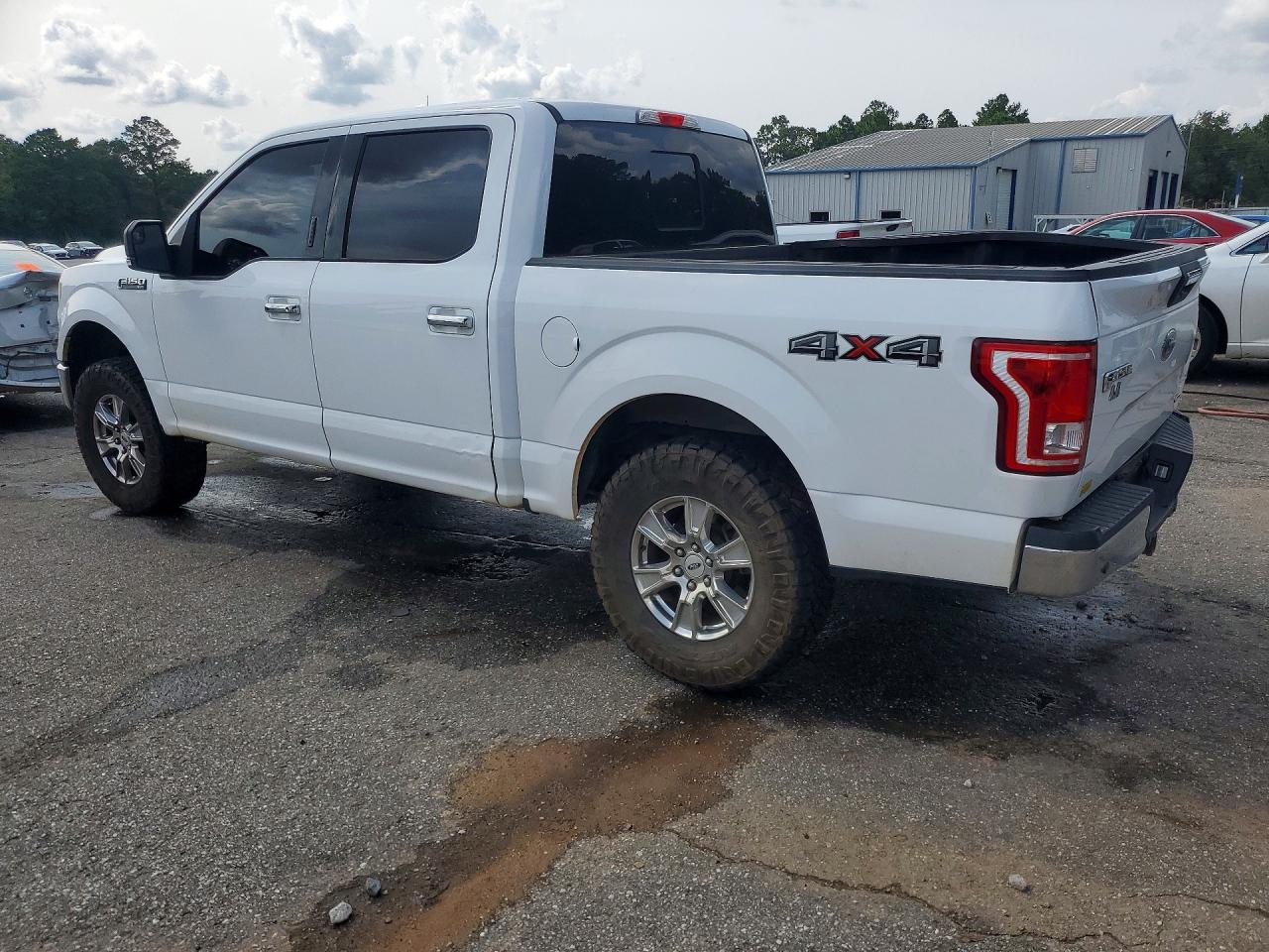 2015 Ford F150 Supercrew White vin: 1FTEW1EF8FKD24401