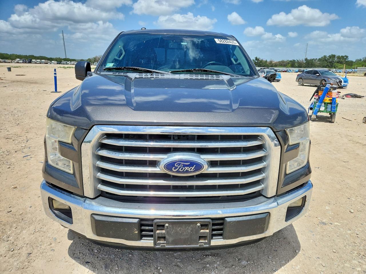 2015 Ford F150 Supercrew Серый vin: 1FTEW1EF8FKD77311