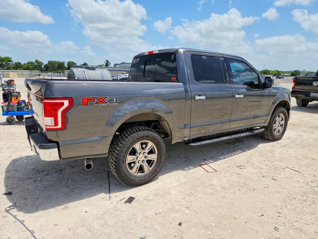 2015 Ford F150 Supercrew Серый vin: 1FTEW1EF8FKD77311