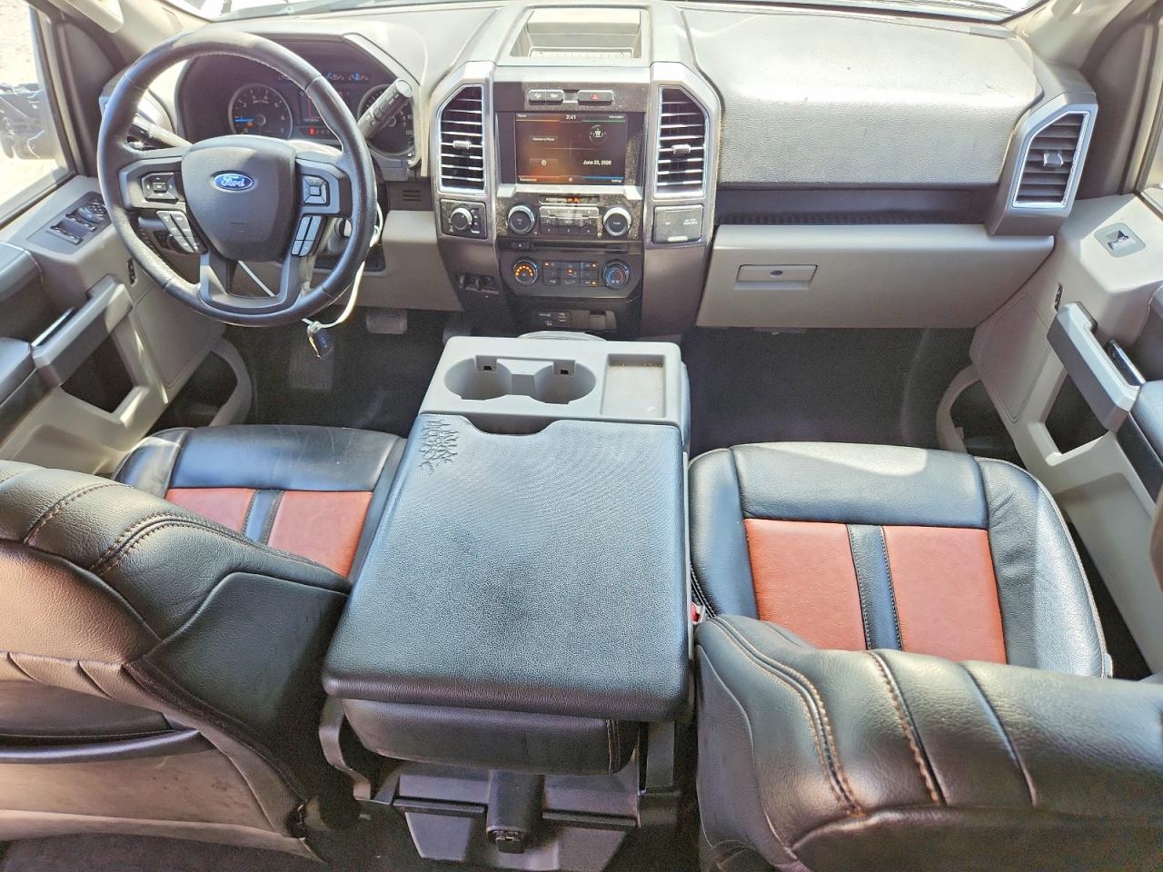 2015 Ford F150 Supercrew Серый vin: 1FTEW1EF8FKD77311
