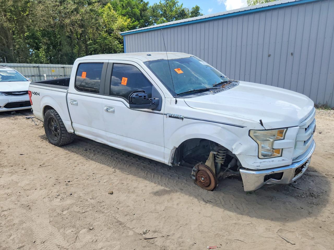 2015 Ford F150 Supercrew White vin: 1FTEW1EF8FKE44103