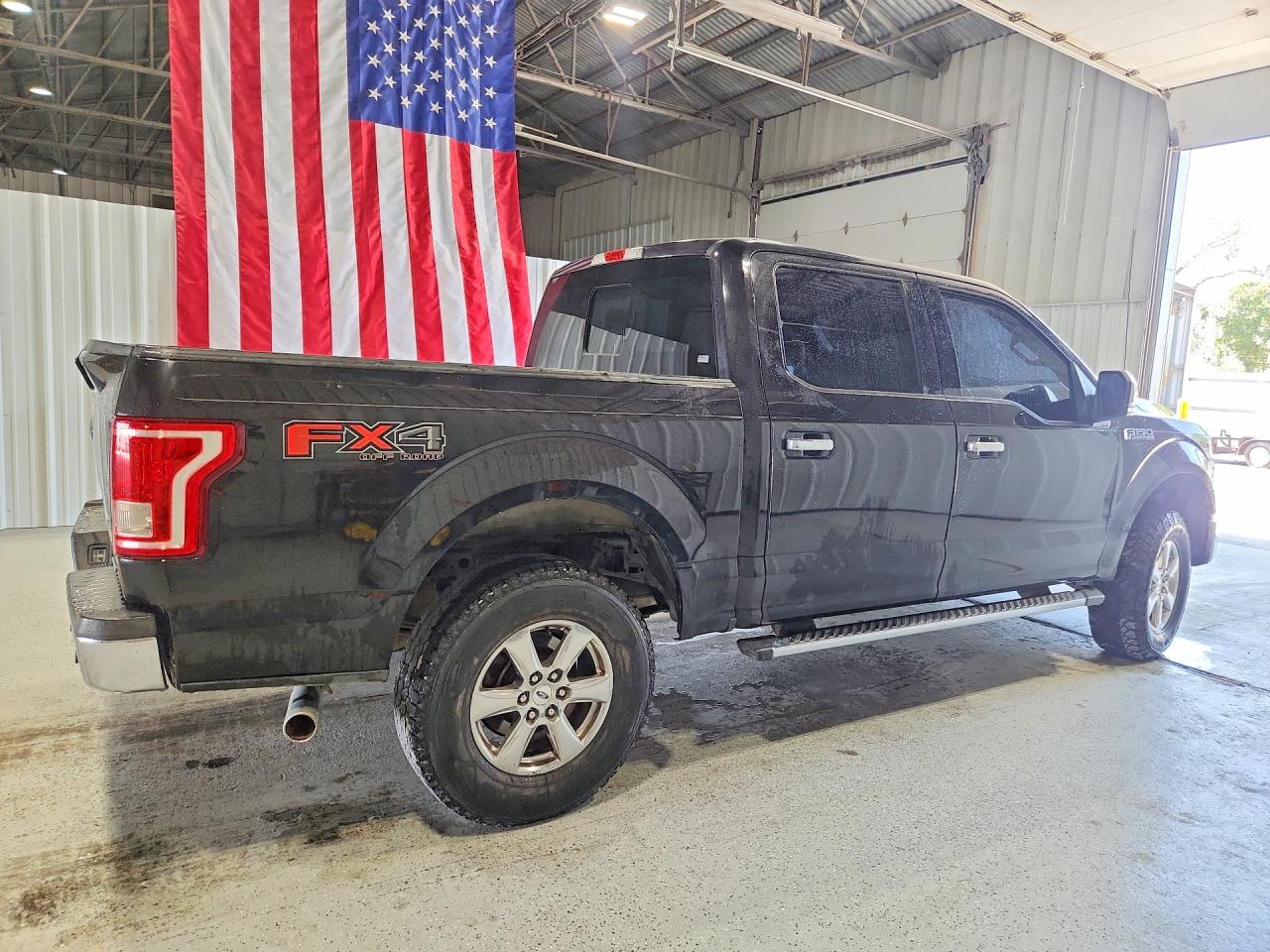 2015 Ford F150 Supercrew Black vin: 1FTEW1EF8FKE73021