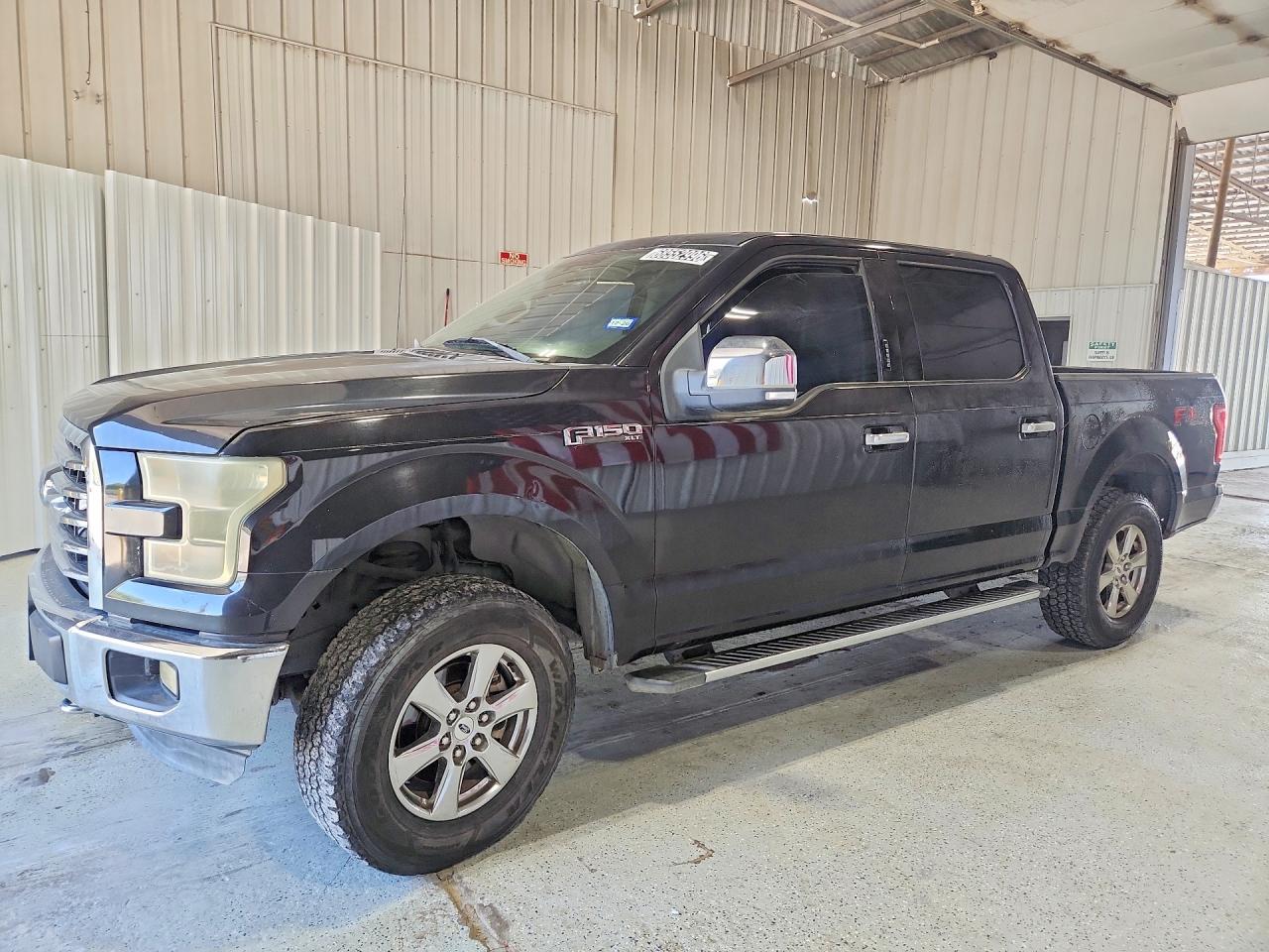 2015 Ford F150 Supercrew Black vin: 1FTEW1EF8FKE73021