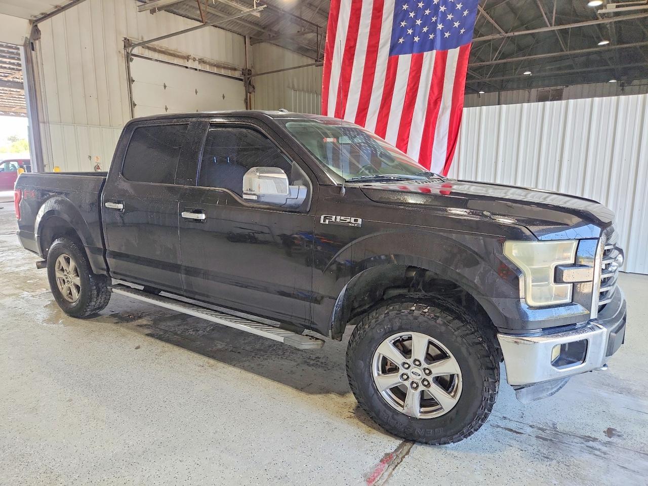 2015 Ford F150 Supercrew Black vin: 1FTEW1EF8FKE73021