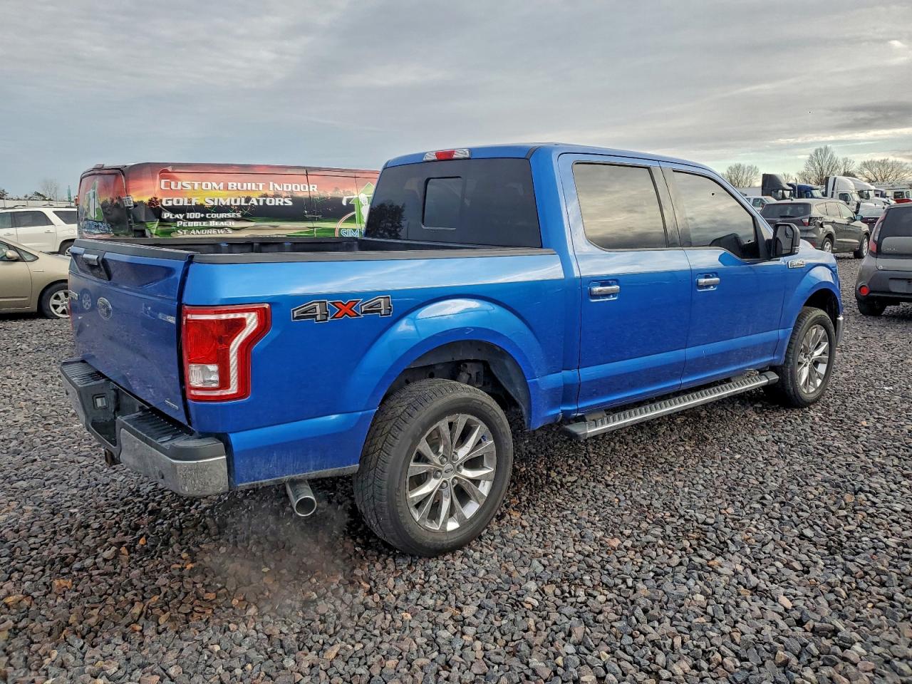 2016 Ford F150 Supercrew Синий vin: 1FTEW1EF8GFA61725