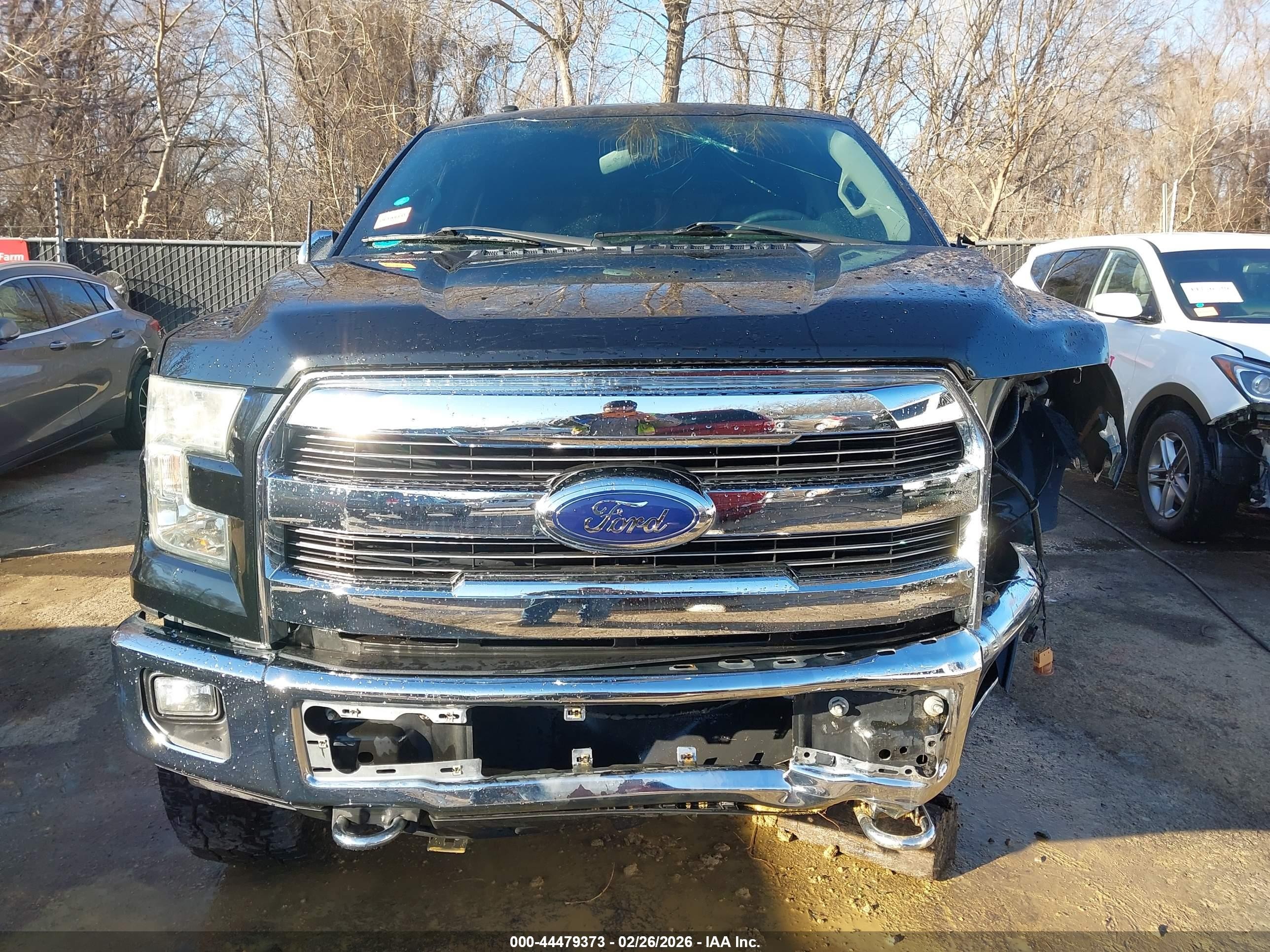 2017 Ford F-150 Lariat Черный vin: 1FTEW1EF8HFA10095