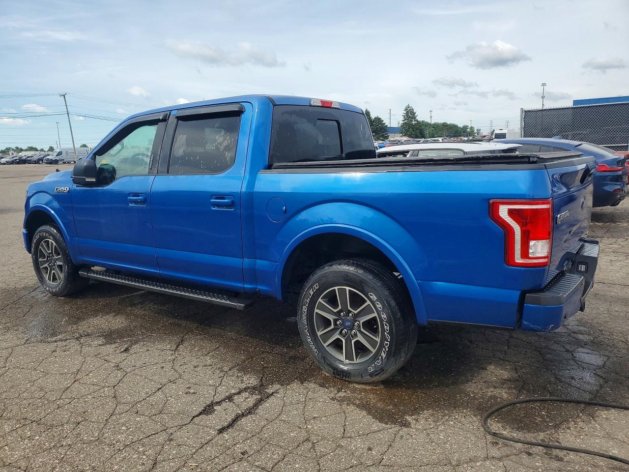 2015 Ford F150 Supercrew Blue vin: 1FTEW1EF9FFA52675