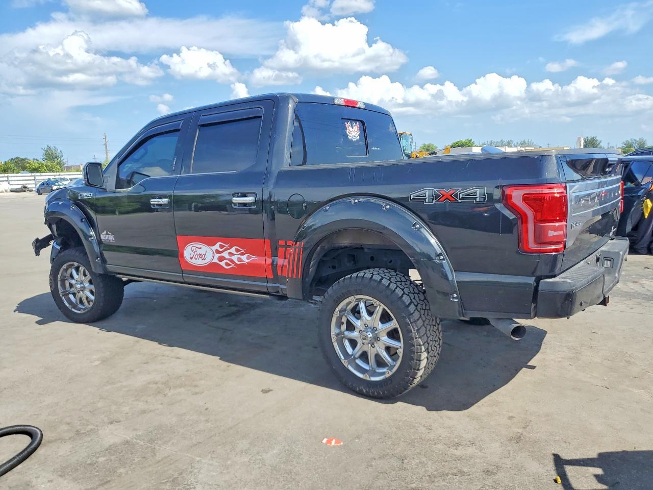 2015 Ford F150 Supercrew Black vin: 1FTEW1EF9FFA80167