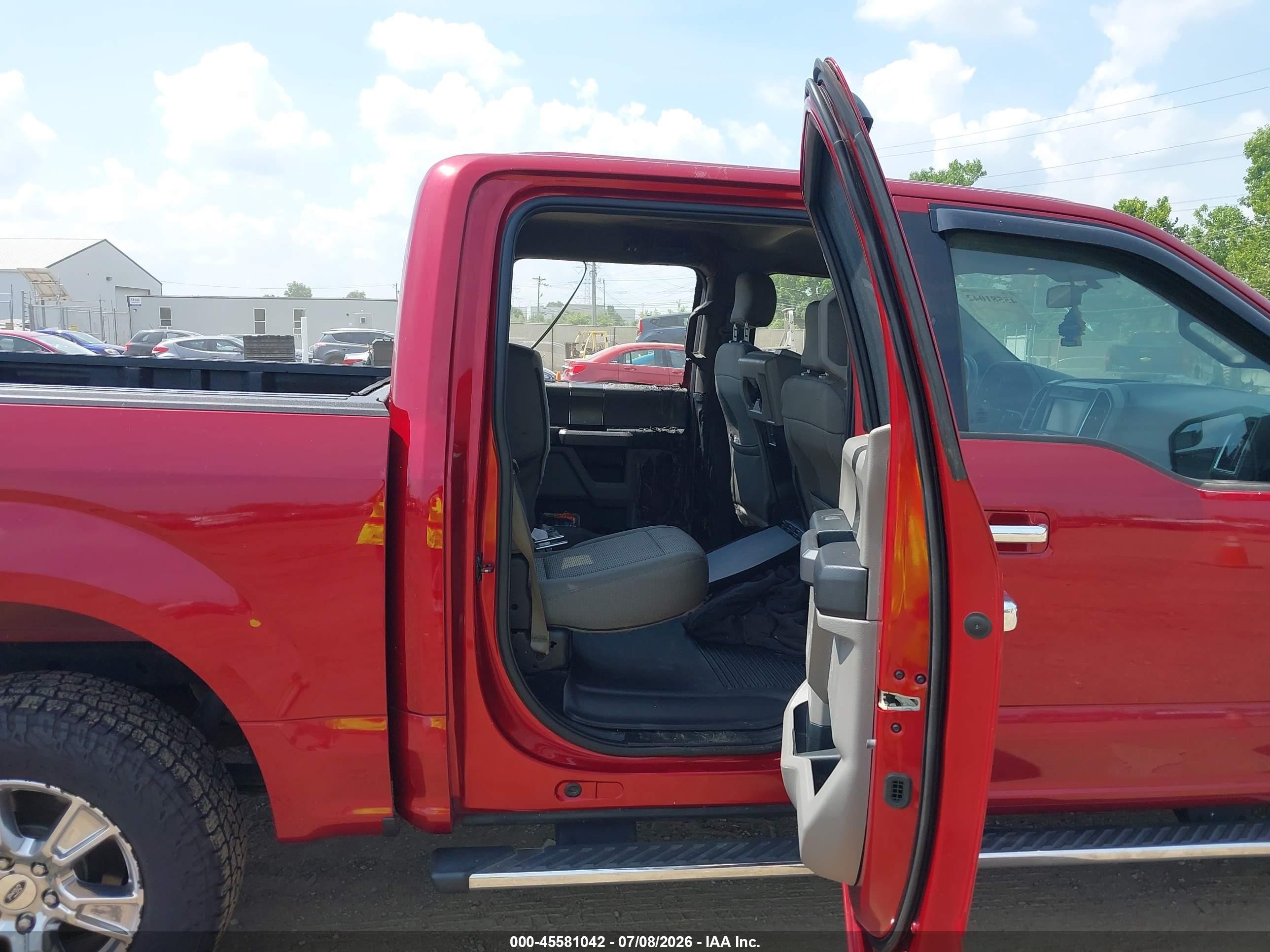 2015 Ford F-150 Xlt Red vin: 1FTEW1EF9FFA94134