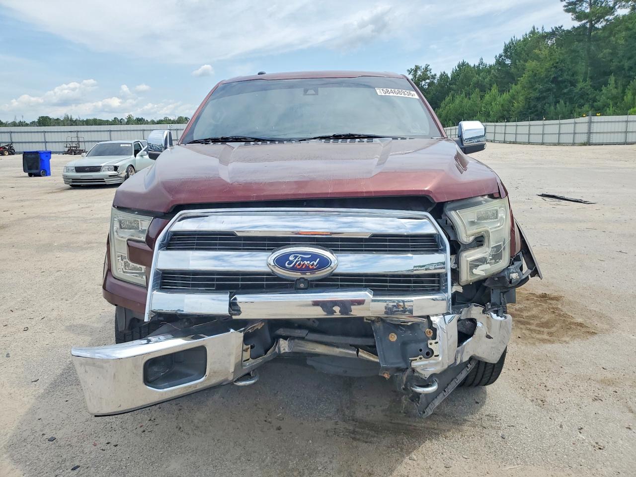 2015 Ford F150 Supercrew Maroon vin: 1FTEW1EF9FFB47639