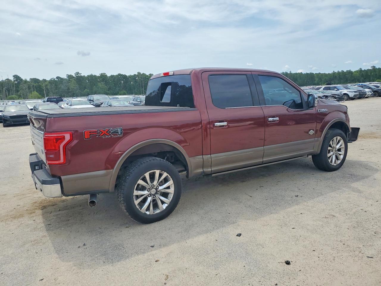 2015 Ford F150 Supercrew Maroon vin: 1FTEW1EF9FFB47639