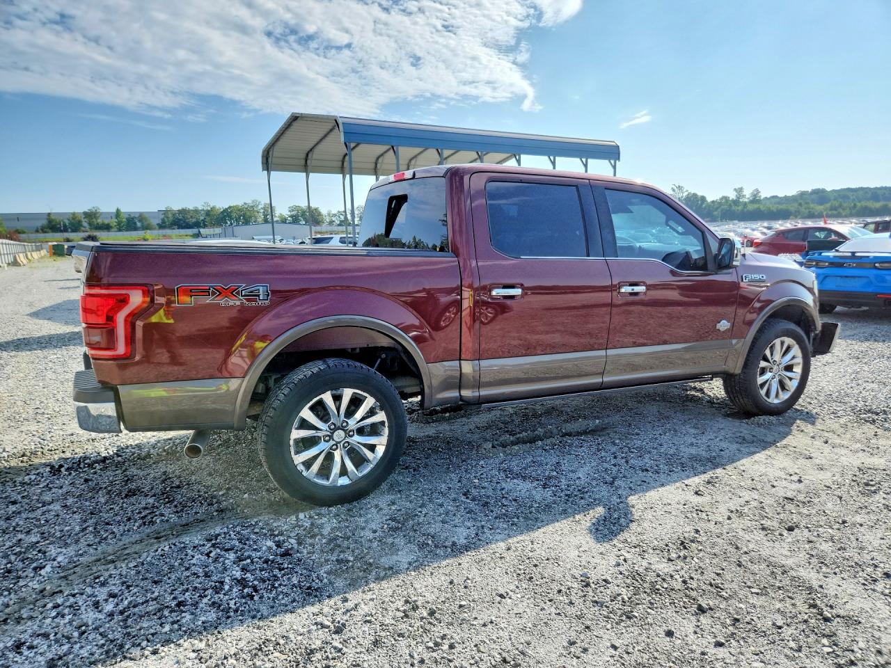 2015 Ford F150 King Ranch Темно-бордовый vin: 1FTEW1EF9FFB47639
