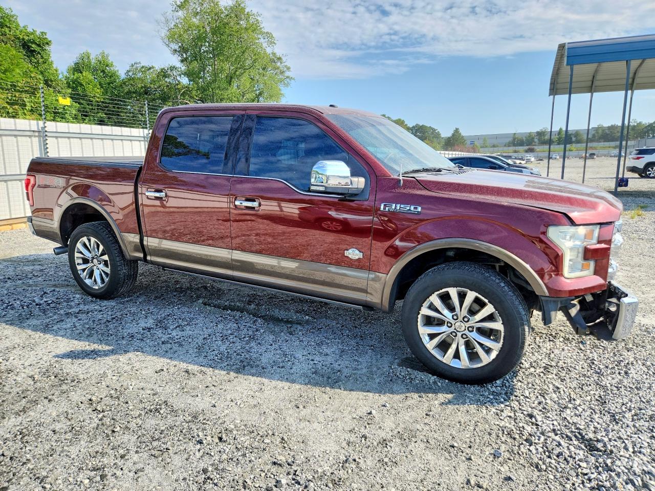 2015 Ford F150 King Ranch Темно-бордовый vin: 1FTEW1EF9FFB47639