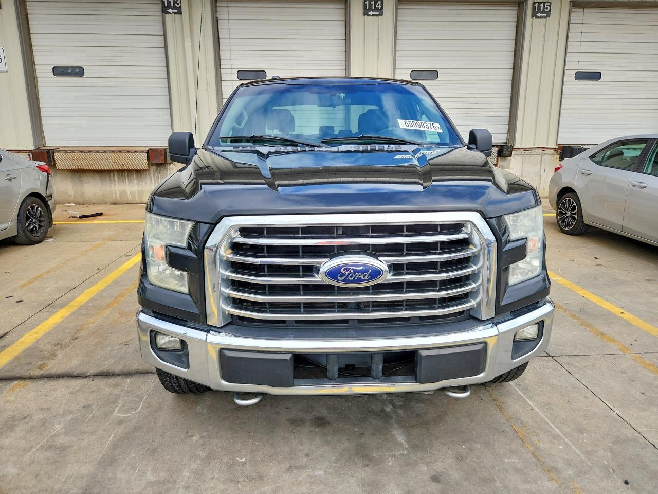 2015 Ford F150 Supercrew Black vin: 1FTEW1EF9FFC80319