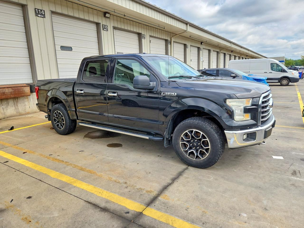 2015 Ford F150 Supercrew Black vin: 1FTEW1EF9FFC80319