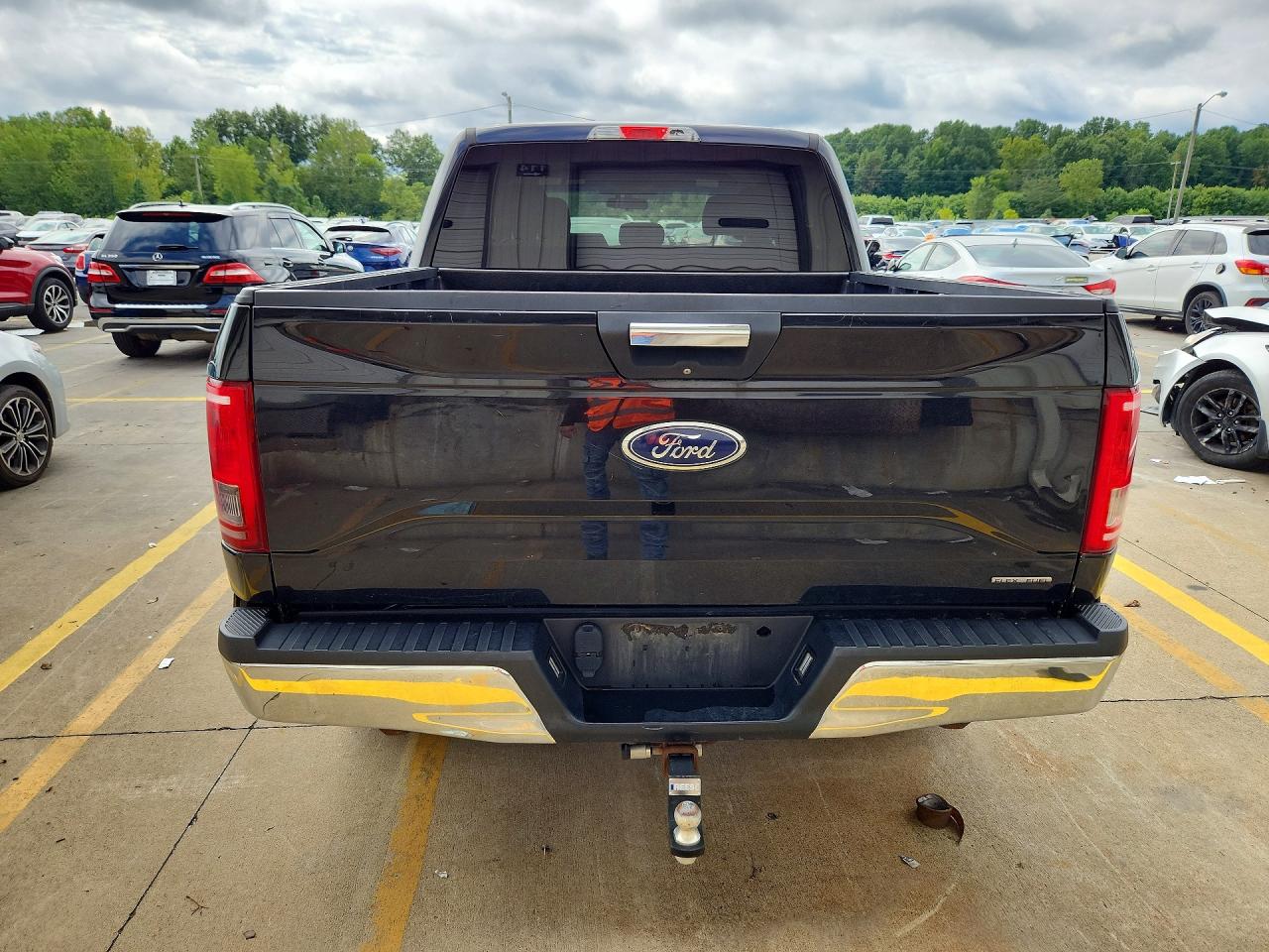 2015 Ford F150 Supercrew Black vin: 1FTEW1EF9FFC80319