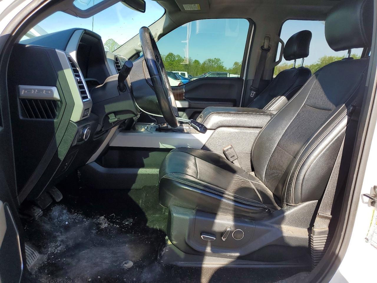 2015 Ford F150 Supercrew White vin: 1FTEW1EF9FFC89165