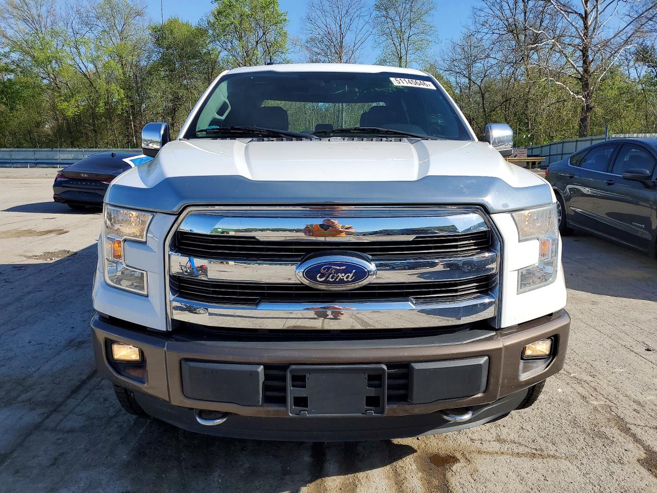 2015 Ford F150 Supercrew White vin: 1FTEW1EF9FFC89165