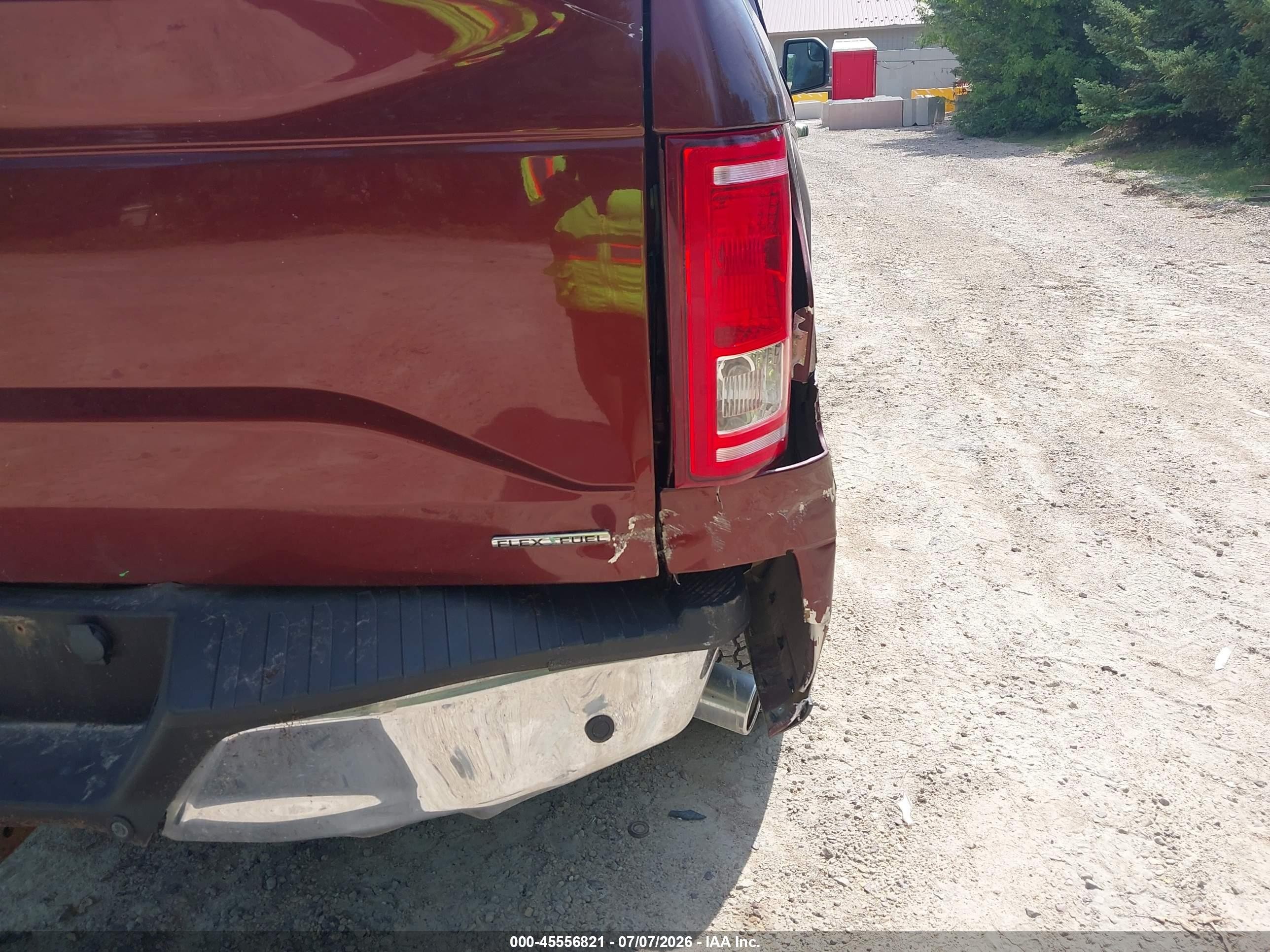 2015 Ford F-150 King Ranch/lariat/platinum/xl/xlt Maroon vin: 1FTEW1EF9FKD06201