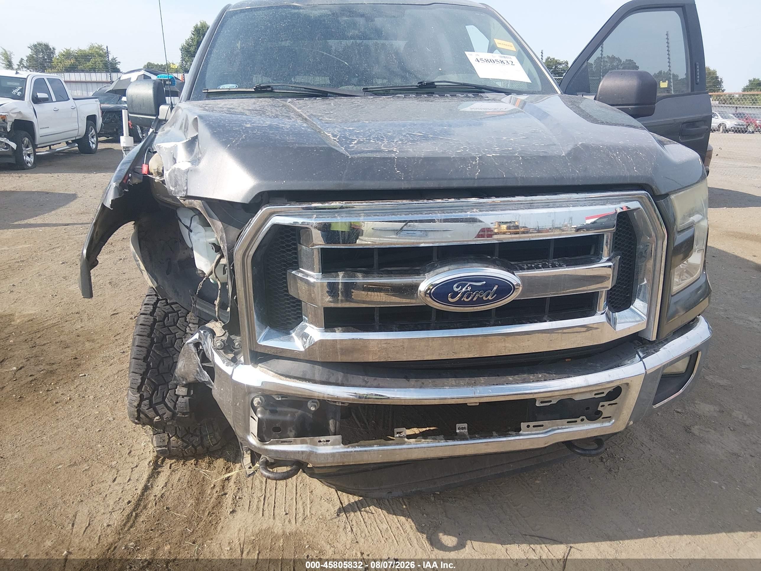 2015 Ford F-150 Xlt Gray vin: 1FTEW1EF9FKE09893