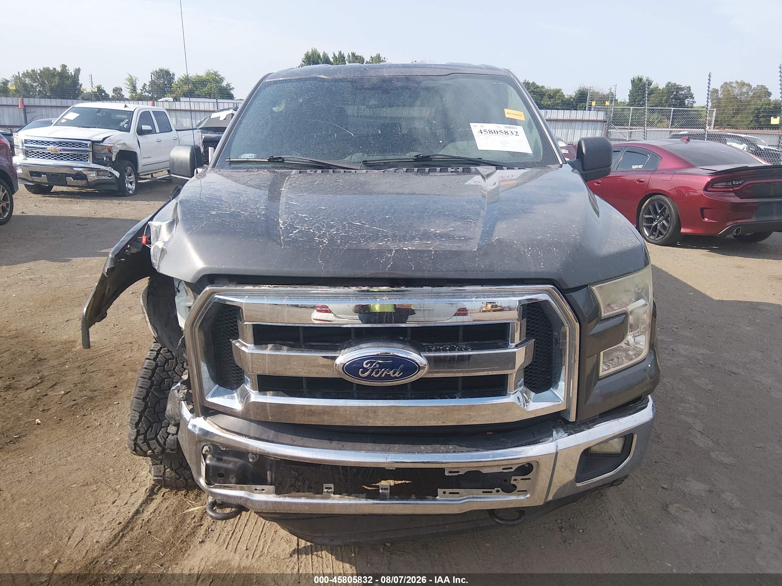 2015 Ford F-150 Xlt Gray vin: 1FTEW1EF9FKE09893