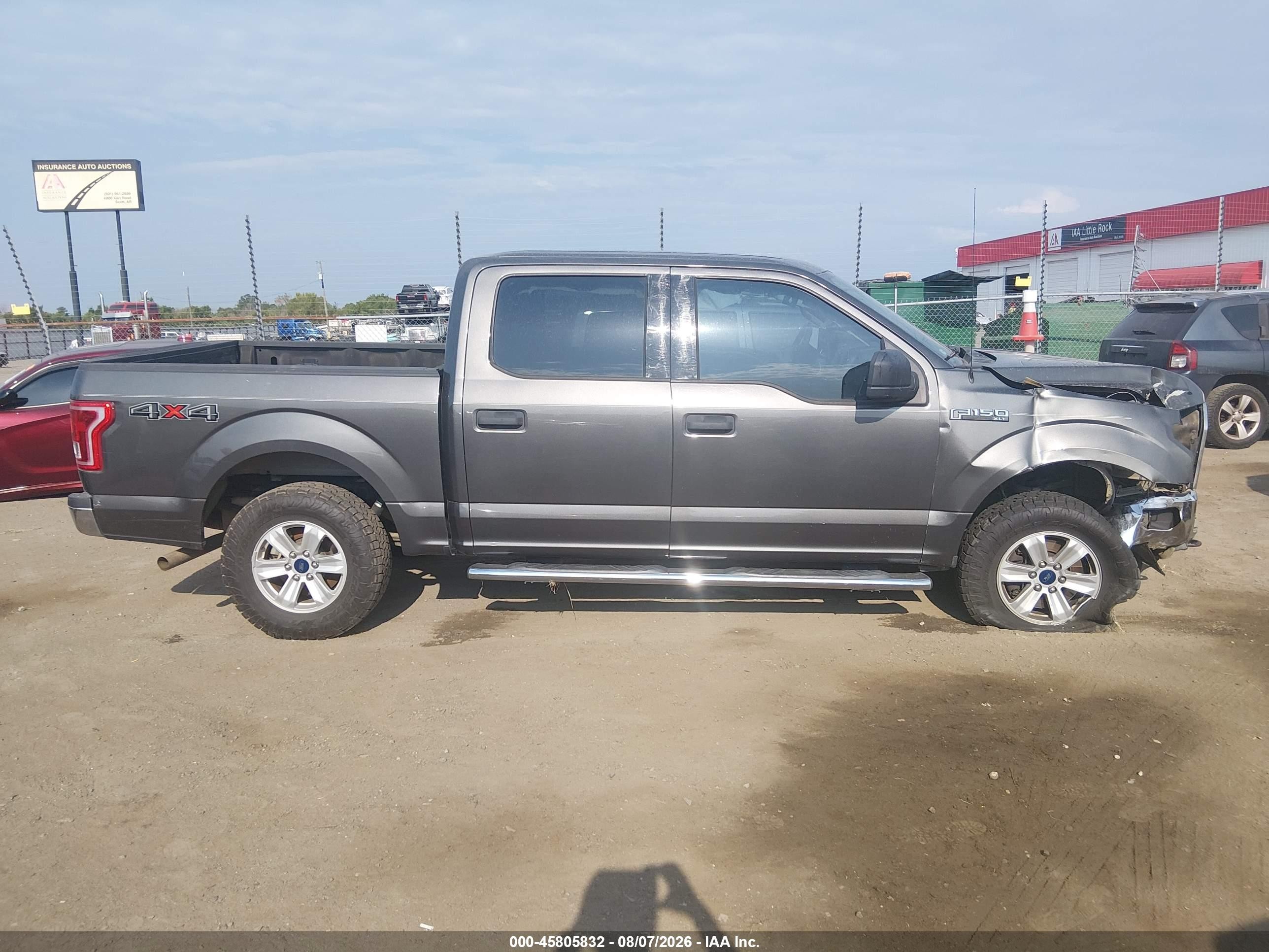 2015 Ford F-150 Xlt Gray vin: 1FTEW1EF9FKE09893