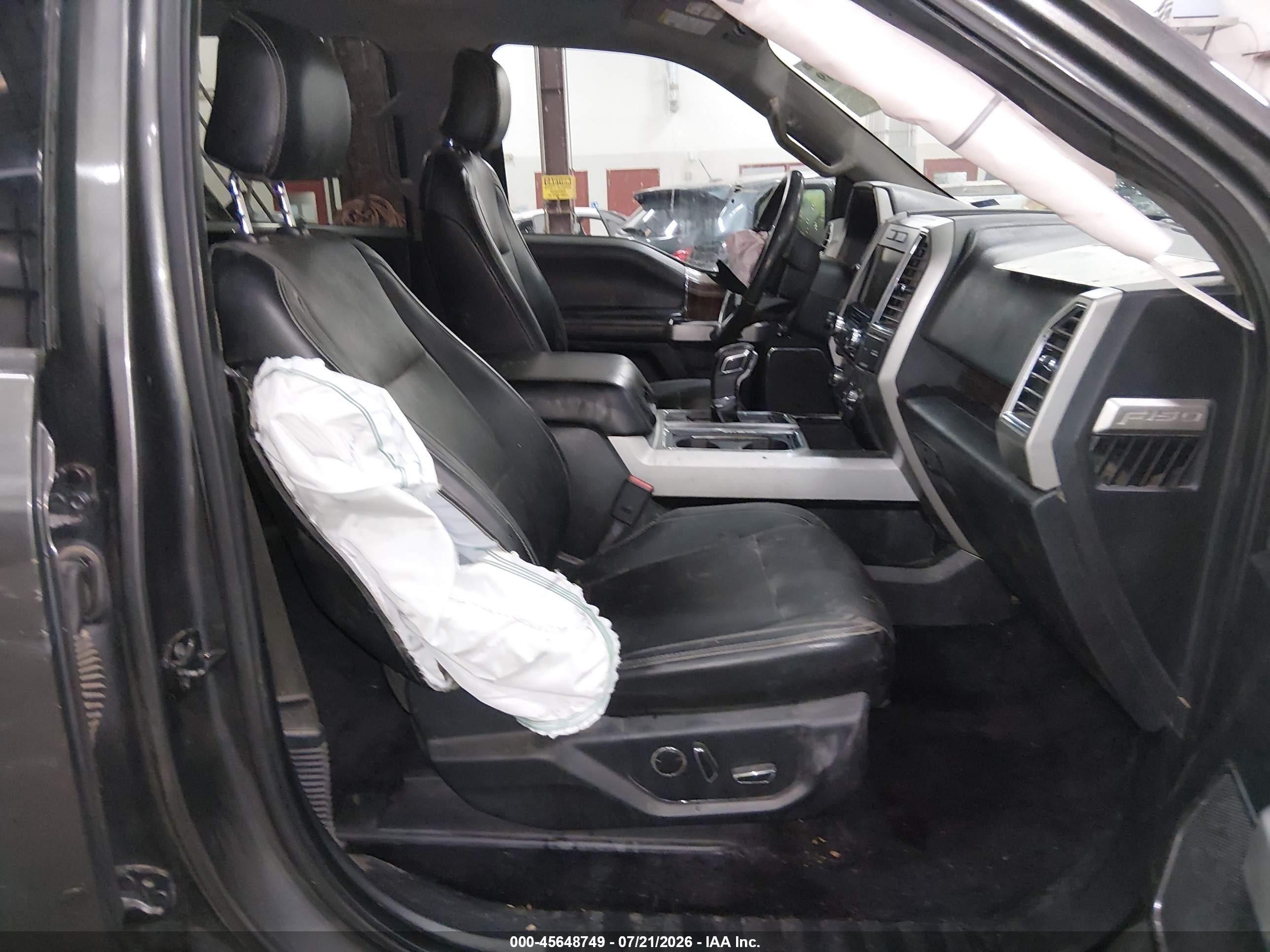 2015 Ford F-150 Lariat Gray vin: 1FTEW1EF9FKE30064