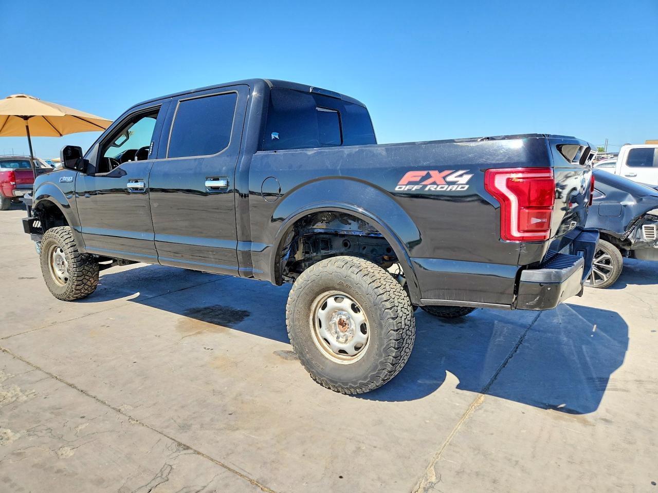 2015 Ford F150 Lariat Black vin: 1FTEW1EF9FKE63548