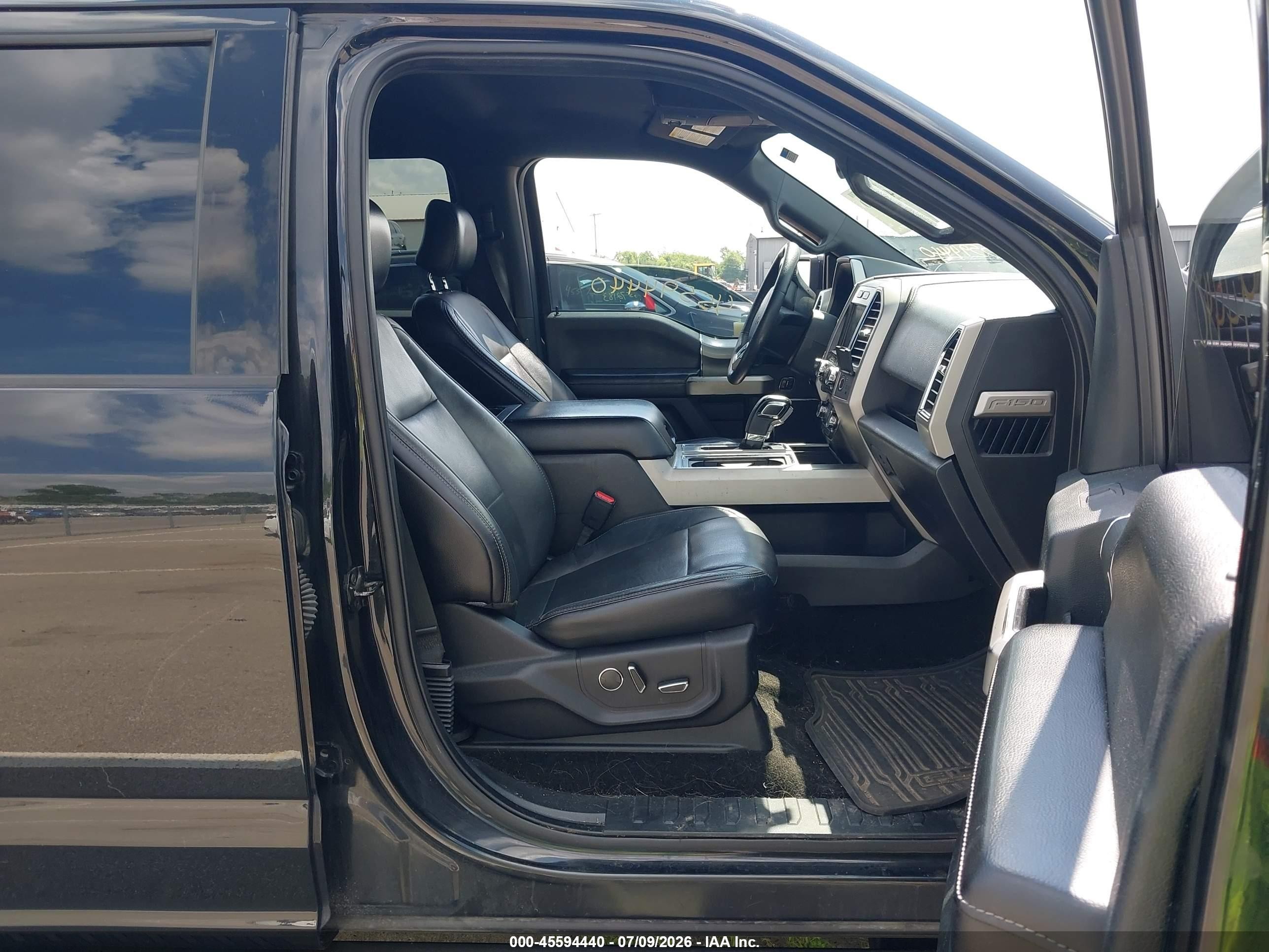 2015 Ford F-150 Lariat Black vin: 1FTEW1EFXFFA05297